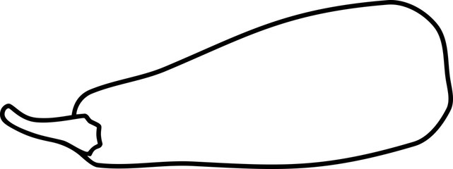 Obraz premium Coloring page with zucchini