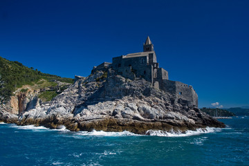 Kościół świętego Piotra - Portovenere, Liguria, Włochy