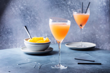 Traditional Italian cocktail bellini