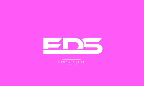 EDS Letter Logo Alphabet Design Icon Vector Symbol