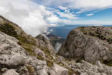 Beautiful landscape in the spring, Dalmatia, Croatia