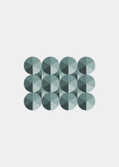 Colour Dots Universe Logo art design illustration