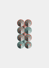 Colour Dots Universe Logo art design illustration