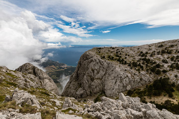 Beautiful landscape in the spring, Dalmatia, Croatia