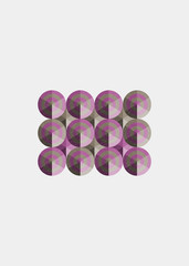 Colour Dots Universe Logo art design illustration