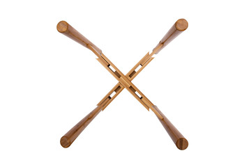 Wooden stand for home plants. Instructions for building a flower stand.  photos isolated on a white background.