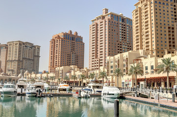 Fototapeta premium Quartier de Pearl-Qatar à Doha