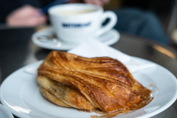 coffee and croissant