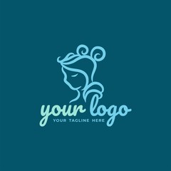 Beauty Woman Logo Template