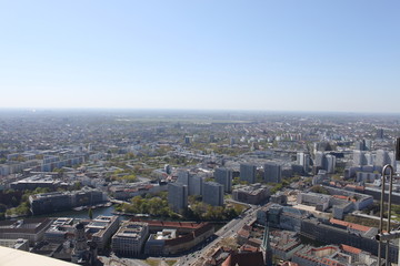 Fototapeta na wymiar Berlin - Aussicht vom Fernsehturm