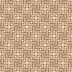 Vector Seamless pattern with geometric shapes