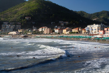 Plaża w Levanto, Liguria, Włochy © Mariusz Konopnicki