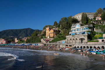 Plaża w Levanto, Liguria, Włochy © Mariusz Konopnicki