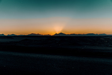 sunset in Hurghada Egypt