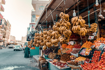 street market in Hurghada Egypt
