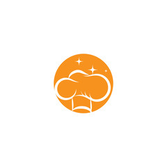Hat chef logo template