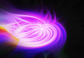 Creative twirls backgrounds with vibrant colors