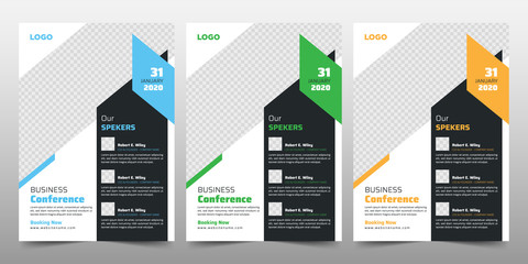Creative Corporate and Business Conference Flyer Template Design