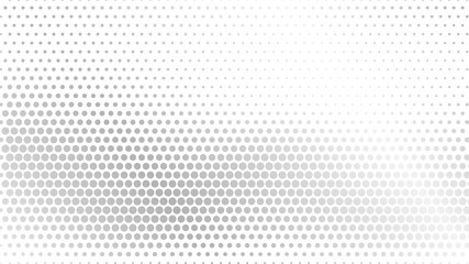 Abstract halftone wave dotted background. Modern monochrome background. Futuristic grunge pattern, dot, wave. Vector modern optical halftone texture for sites, poster, business card, cover