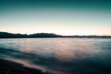 sunset at South Lake Tahoe