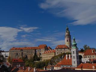Obraz premium Landscape of Cesky Krumlov, Czech Republic