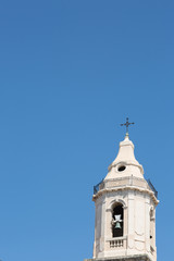 Fototapeta premium 16 Aug 2018. tower of the Church of f Saint Ferreol