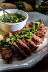 Chimichurri Steak Mashed Potatoes