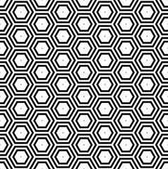 Seamless geometric hexagons honeycomb pattern.