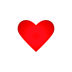 red heart icon, logo, emblem. like, link, love, love, like vector illustration
