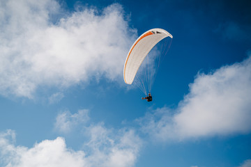 skydiving over California