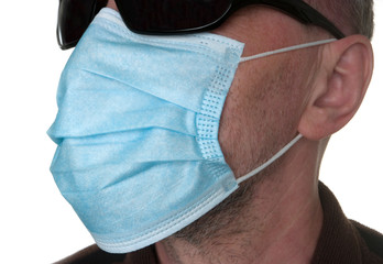 Protective mask and goggles Coronavirus protection