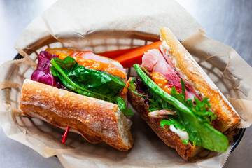 organic deli sandwich