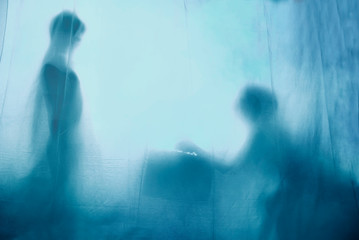 abstract silhouette of a man