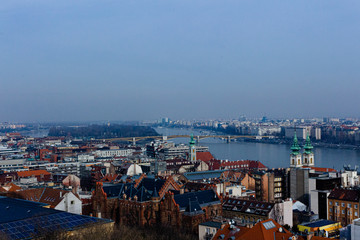 Fototapeta premium view of the river Danube