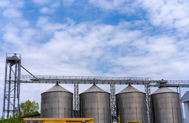 Beverage factory. Photo outside the factory.