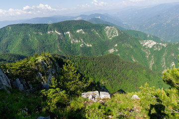 Landscape from The Red Wall Peak to Rhodopes, Bulgaria