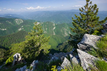 Landscape from The Red Wall Peak to Rhodopes, Bulgaria
