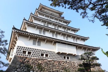 島原城の天守閣