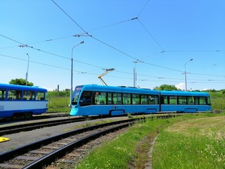 Stadler tram in Ostrava