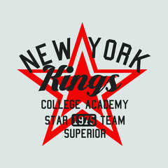 New York
  print embroidery graphic design vector art