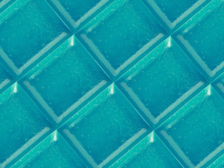 Background of blue convex rectangles. Creative bright blue background for design solutions.