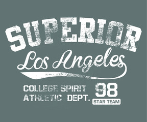 California College print embroidery graphic design vector art