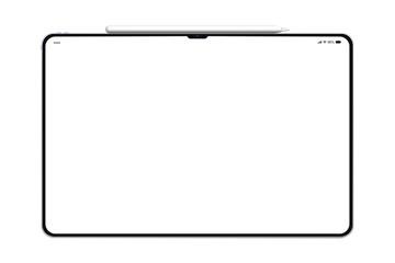 New Slim Computer Tablet Pro
landscape, notch, white pencil, statusbar, buttons
