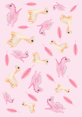 Pattern with dinosaurs
Pattern for children