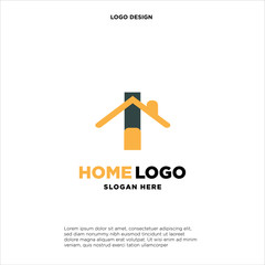 Initial Letter Logo I Letter With House Concept Logo Design