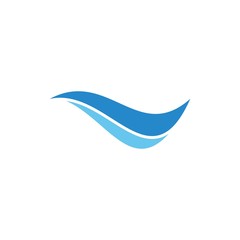 Natural Water wave Logo