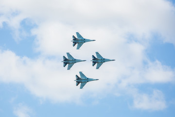 airplane in the sky