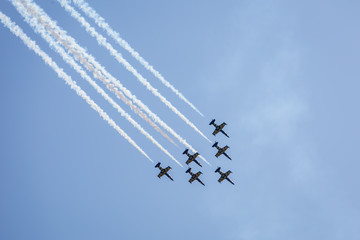 airplane in the sky