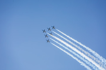 airplane in the sky
