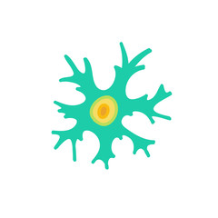 Fototapeta premium neuron doodle icon, vector illustration